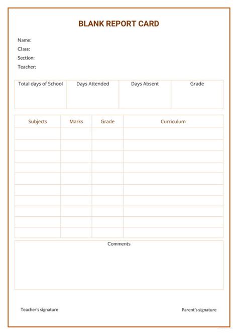 free report card templates|Free Report Card Maker .